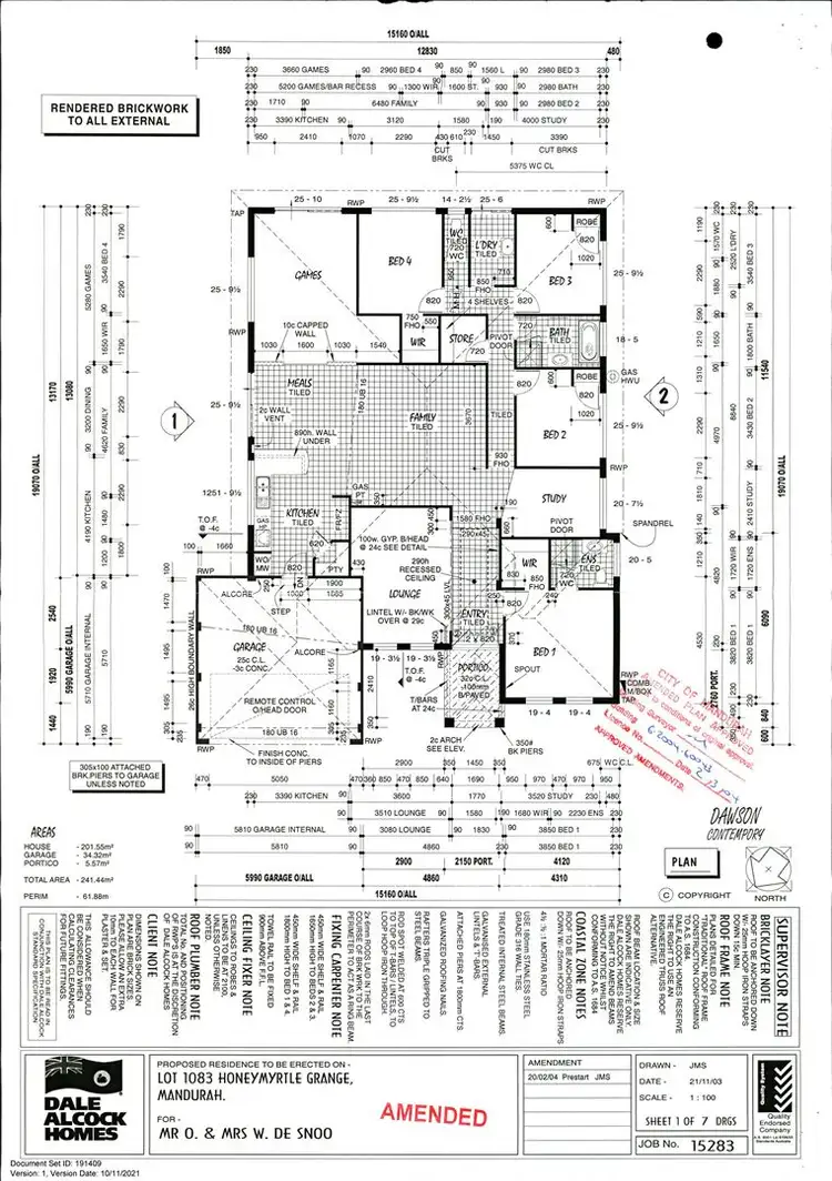 Floorplan of Homely house listing, 4 Honeymyrtle Grange, Halls Head WA 6210