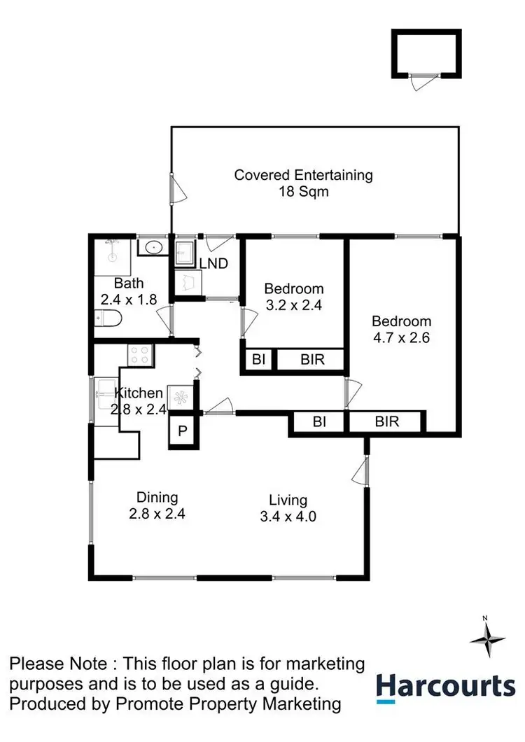 Floorplan of Homely unit listing, 5/11 Toongabbie Street, Midway Point TAS 7171
