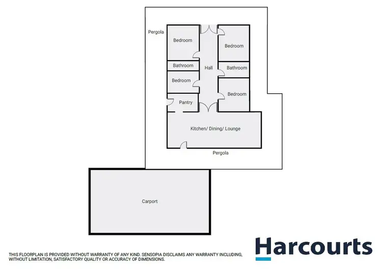 Floorplan of Homely house listing, 49 Cameron Road North, Horsham VIC 3400