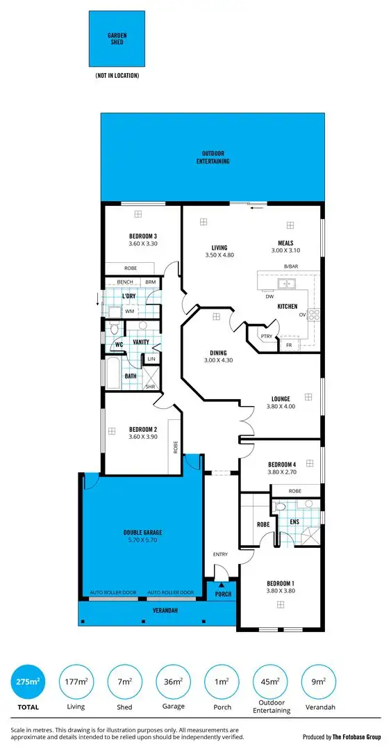 Floorplan of Homely house listing, 21 Taminga Way, Flagstaff Hill SA 5159