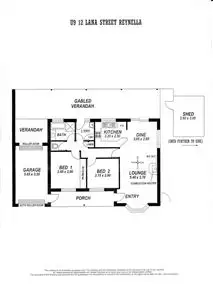Floorplan of Homely house listing, 9/12 Lana Street, Reynella SA