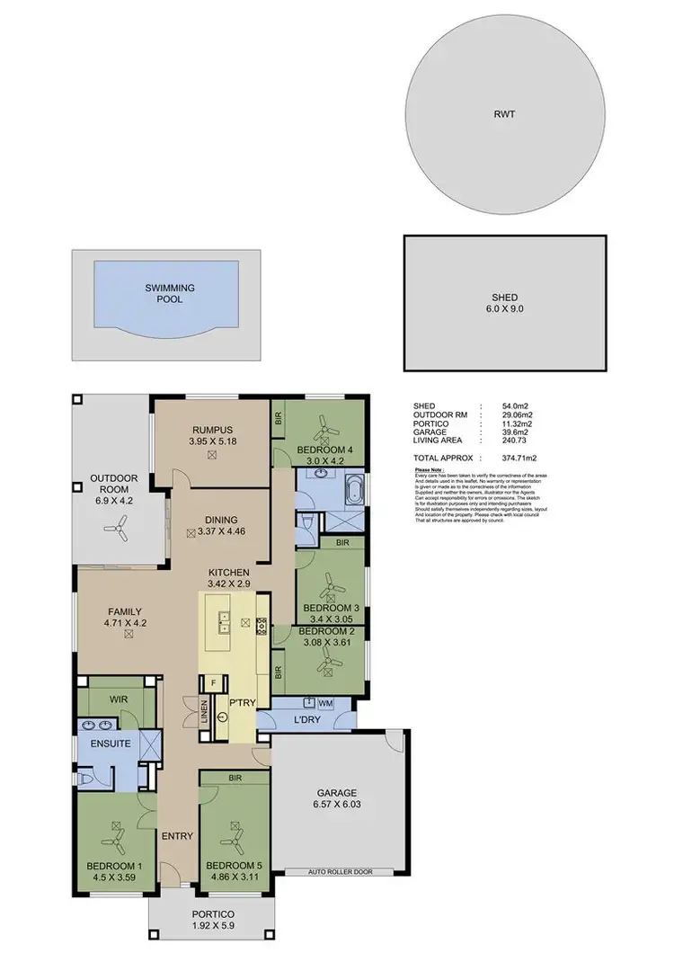 Floorplan of Homely house listing, 196 Paech Road, Mount Barker SA 5251