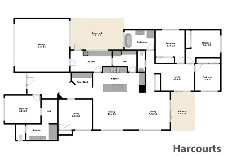 Floorplan of Homely house listing, 17 Streeton Drive, Warragul VIC 3820