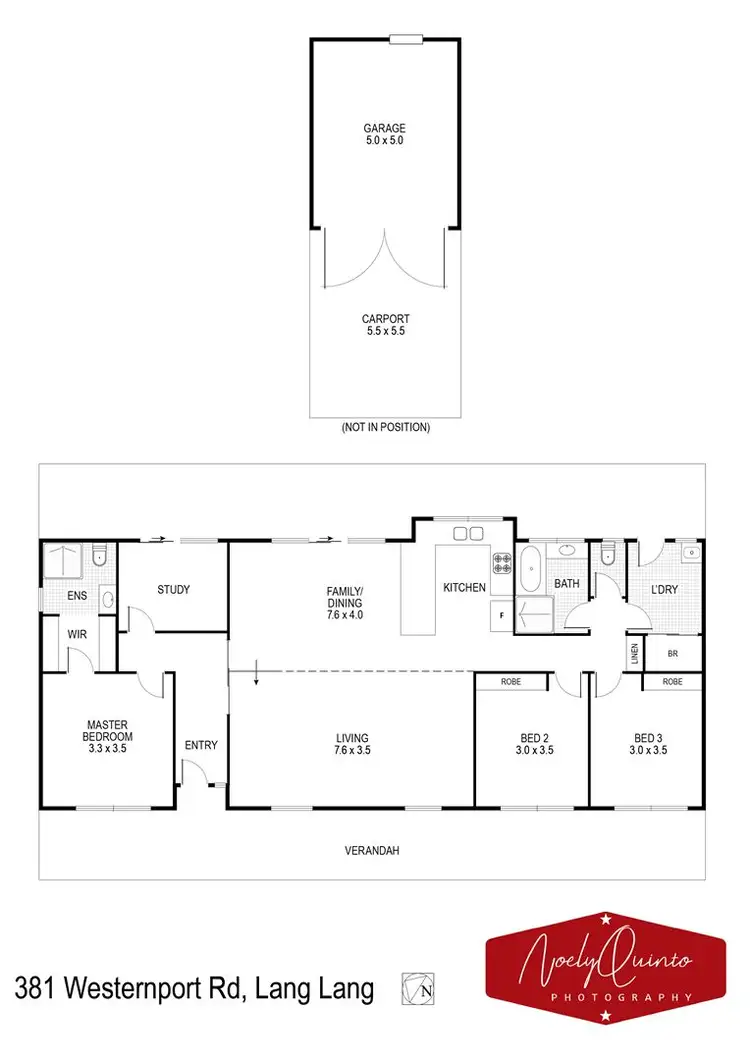 Floorplan of Homely house listing, 381 Westernport Road, Lang Lang VIC 3984