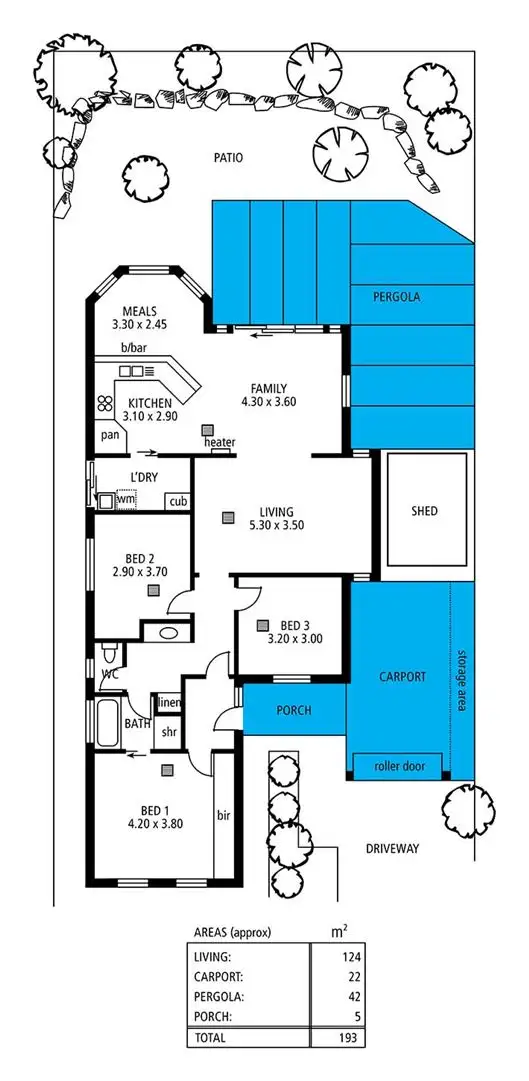 Floorplan of Homely house listing, 29 Epsilon Close, Woodcroft SA 5162