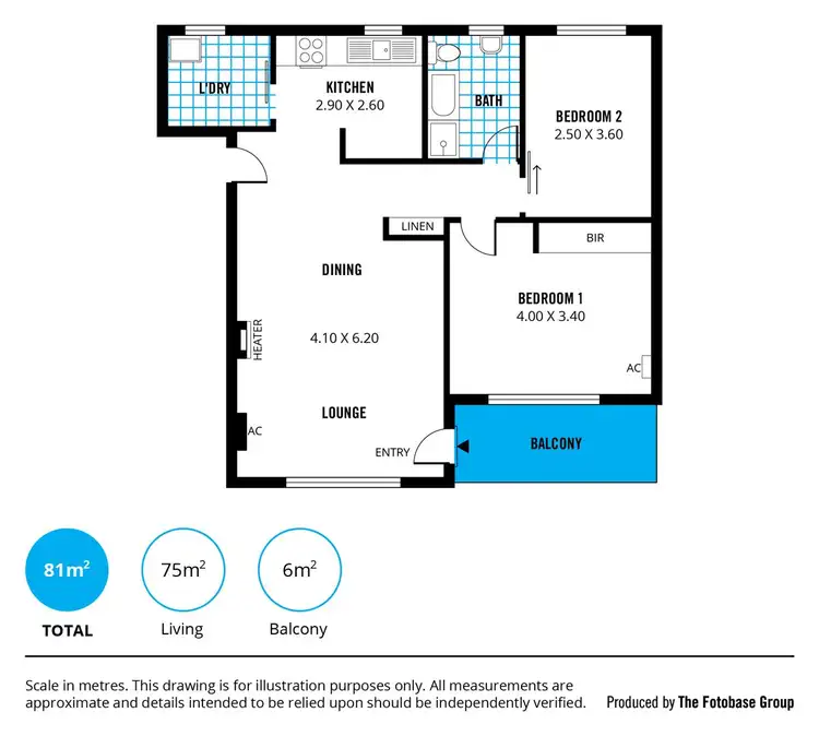 Floorplan of Homely flat listing, 3/60 Waterman Terrace, Mitchell Park SA 5043