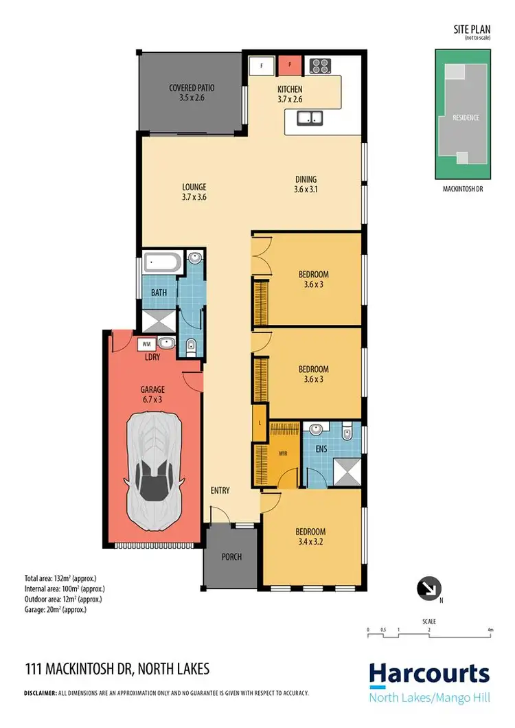 Floorplan of Homely house listing, 111 Mackintosh Drive, North Lakes QLD 4509