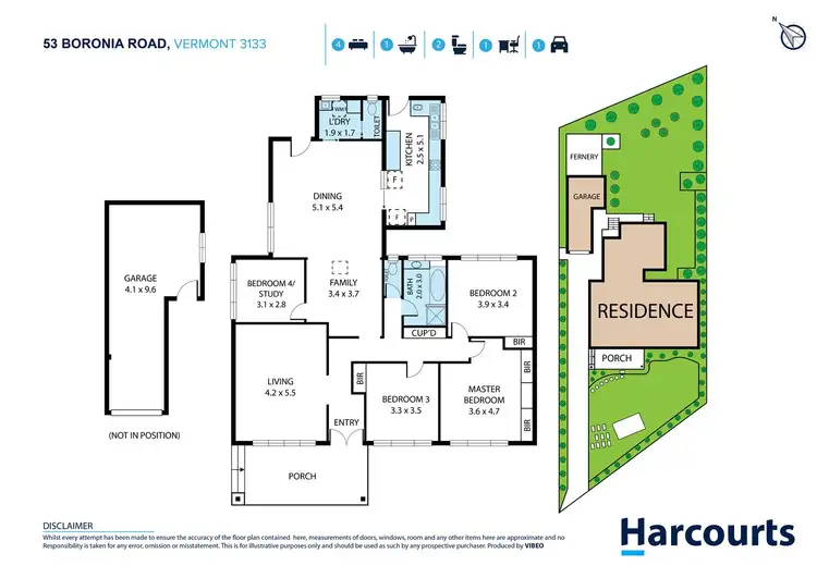 Floorplan of Homely house listing, 53 Boronia Road, Vermont VIC 3133