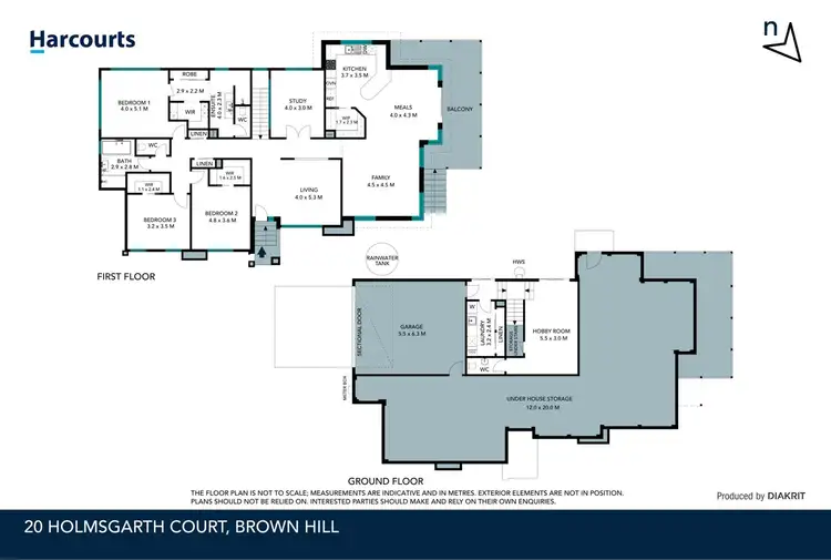 Floorplan of Homely house listing, 20 Holmsgarth Court, Brown Hill VIC 3350