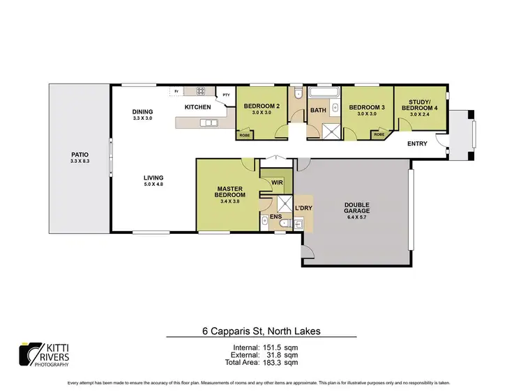 Floorplan of Homely house listing, 6 Capparis Street, North Lakes QLD 4509