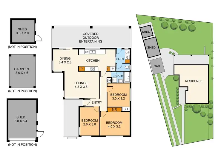 Floorplan of Homely house listing, 5 Cindy Court, Ferntree Gully VIC 3156