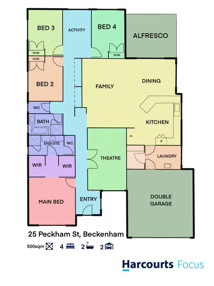 Floorplan of Homely house listing, 25 Peckham Street, Beckenham WA 6107
