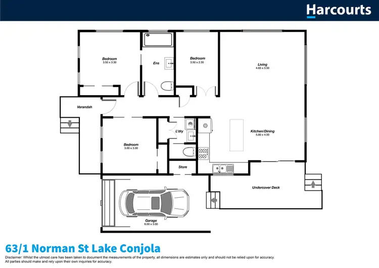 Floorplan of Homely villa listing, 63/1 Norman Street, Lake Conjola NSW 2539