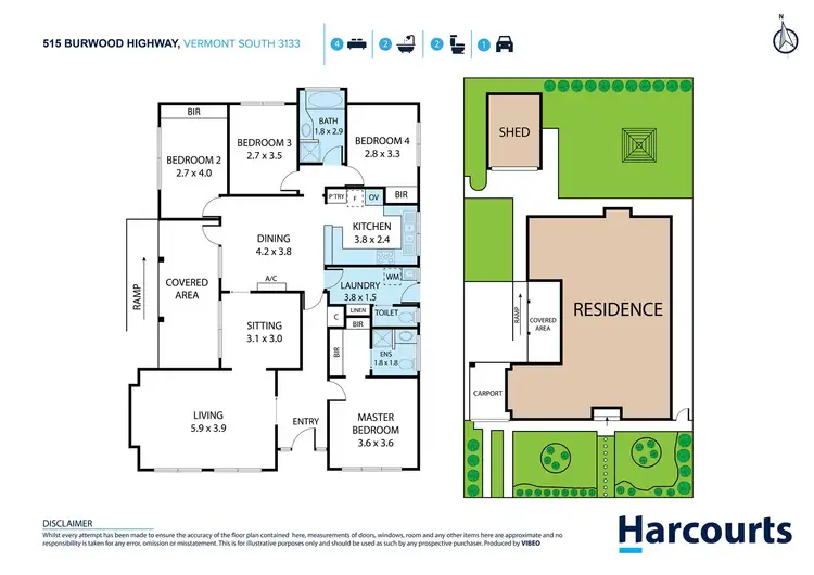 Floorplan of Homely house listing, 515 Burwood Highway, Vermont South VIC 3133