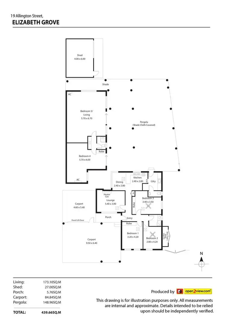 Floorplan of Homely house listing, 19 Allington Street, Elizabeth Grove SA 5112