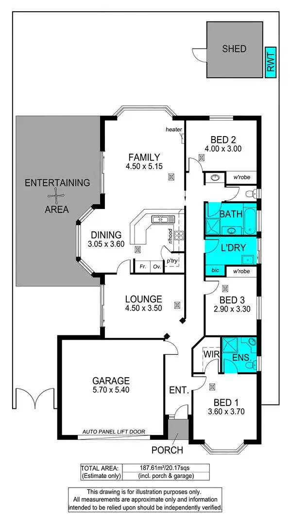 Floorplan of Homely house listing, 11 Holdfast Drive, Sheidow Park SA 5158