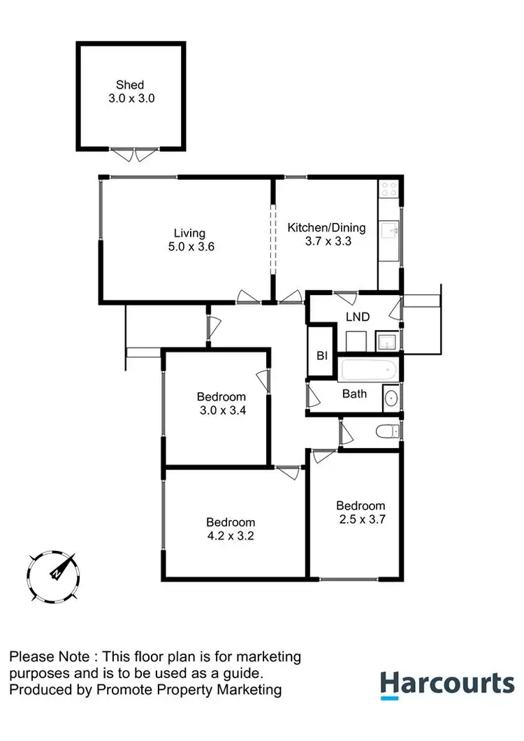 Floorplan of Homely house listing, 2 Sands Court, Clarendon Vale TAS 7019