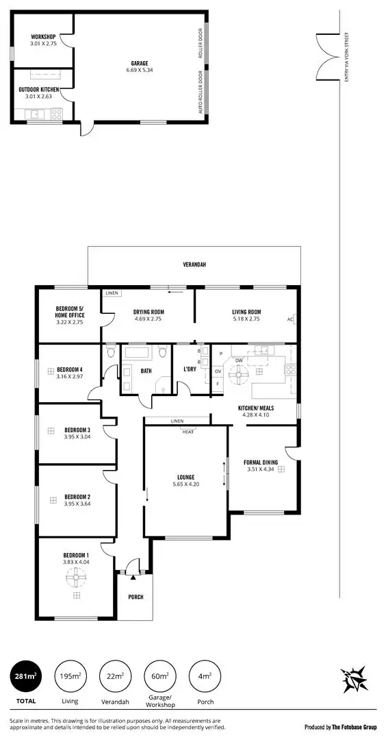 Floorplan of Homely house listing, 20 Ascot Avenue, Vale Park SA 5081
