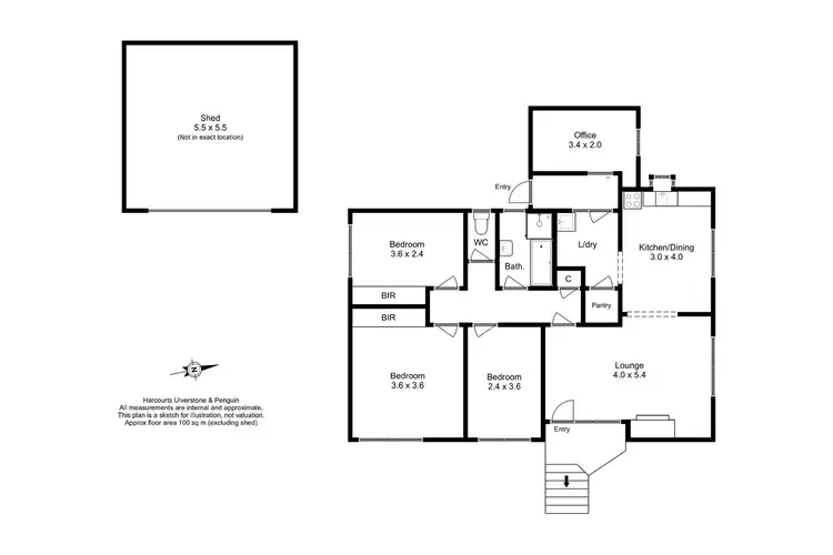 Floorplan of Homely house listing, 8 Pineleigh Street, Penguin TAS 7316