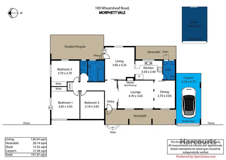Floorplan of Homely house listing, 100 Wheatsheaf Road, Morphett Vale SA 5162