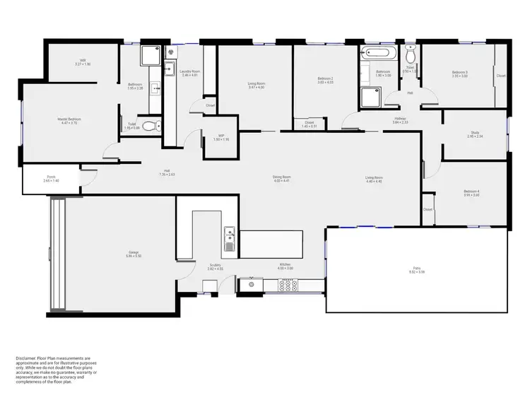 Floorplan of Homely house listing, 16 Kincaid Close, Bridgetown WA 6255