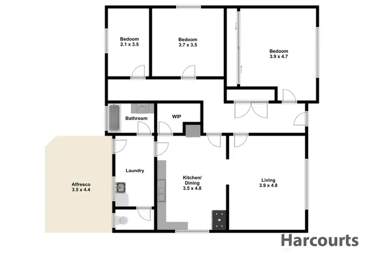 Floorplan of Homely rural property listing, 575 Switchback Road, Hazelwood VIC 3840