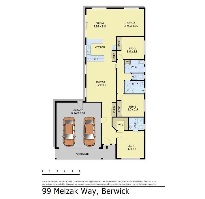 Floorplan of Homely house listing, 99 Melzak Way, Berwick VIC 3806