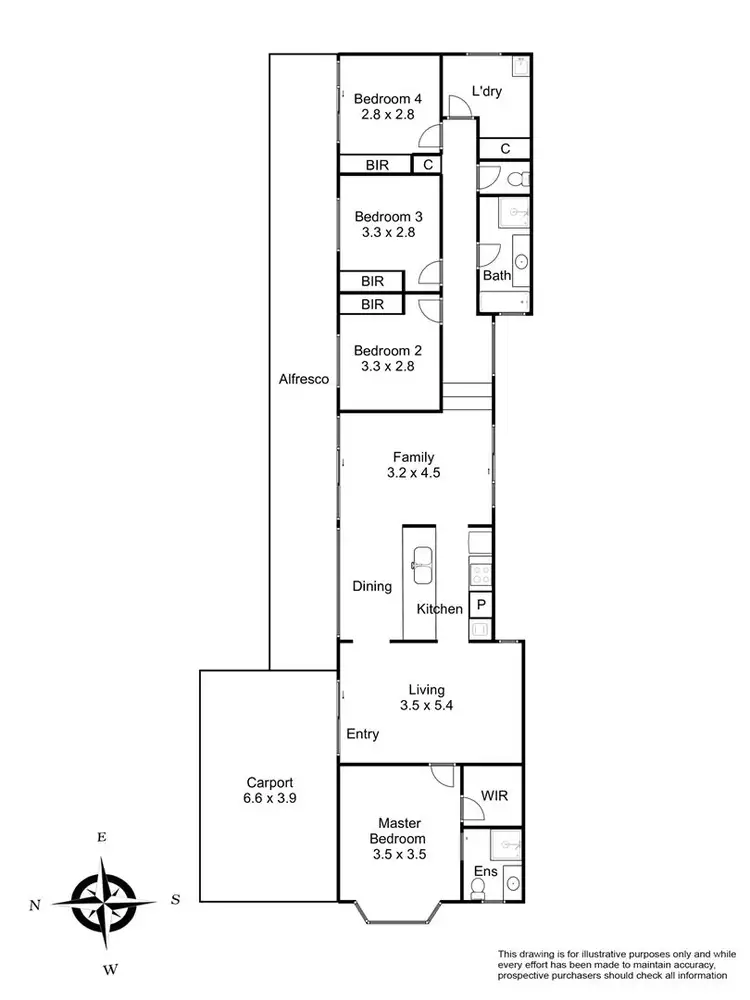 Floorplan of Homely house listing, 26 Leonard Avenue, Berwick VIC 3806