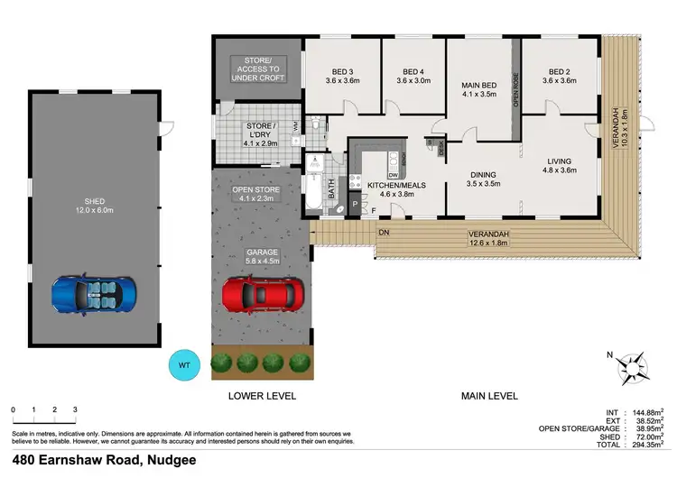 Floorplan of Homely house listing, 480 Earnshaw Road, Nudgee QLD 4014