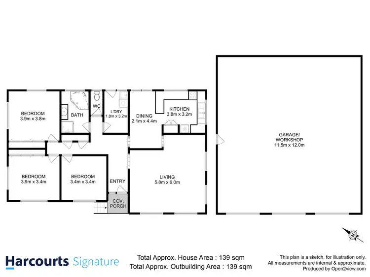 Floorplan of Homely house listing, 33 Backhouse Lane, Cambridge TAS 7170