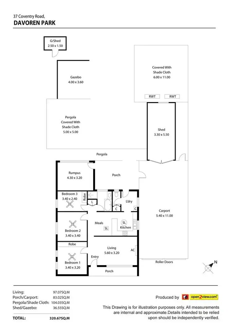 Floorplan of Homely house listing, 37 Coventry Road, Davoren Park SA 5113