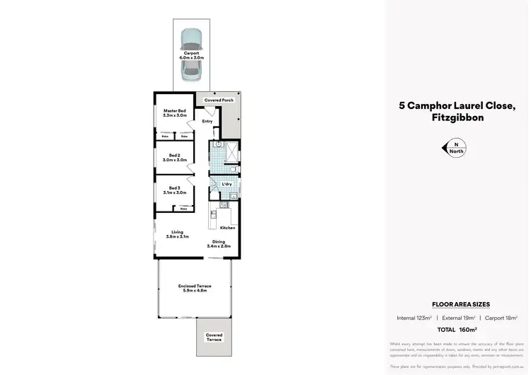 Floorplan of Homely house listing, 5 Camphor Laurel Close, Fitzgibbon QLD 4018