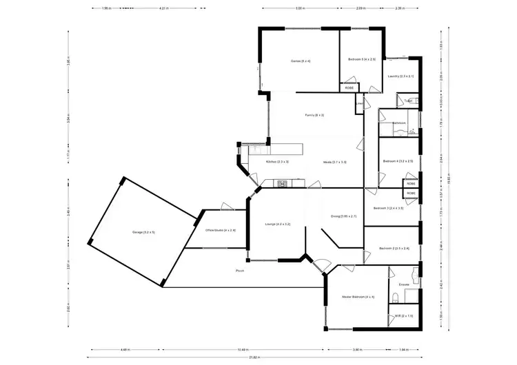 Floorplan of Homely house listing, 11 Blakers Ridge, Winthrop WA 6150