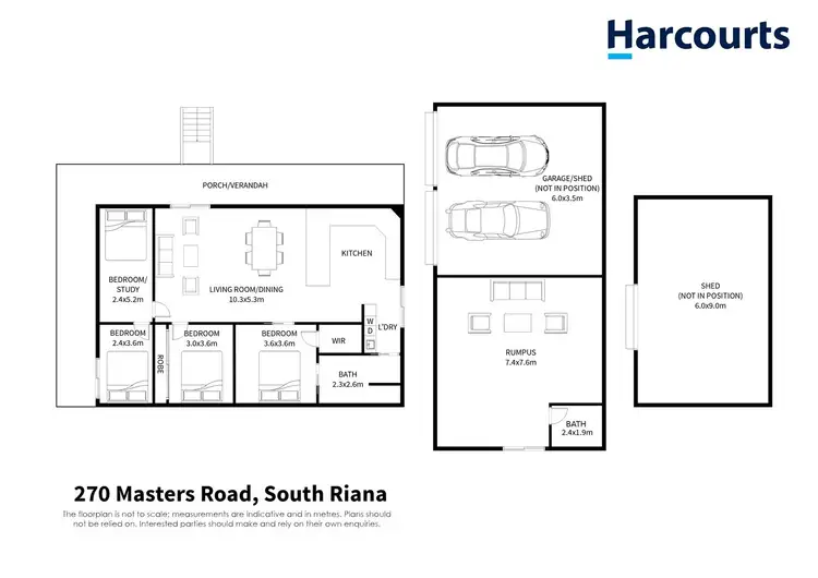 Floorplan of Homely house listing, 270 Masters Road, South Riana TAS 7316