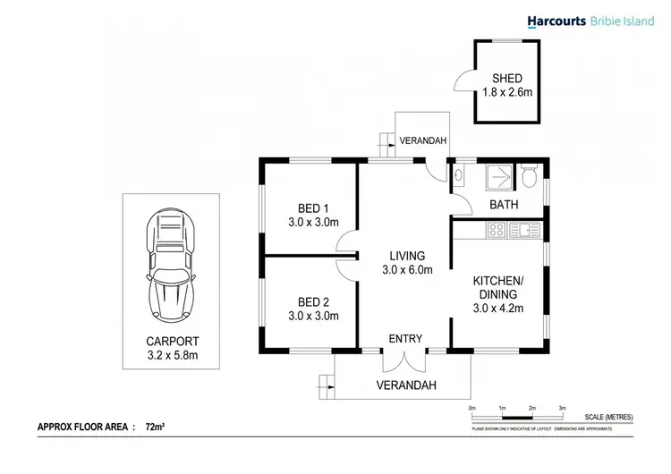 Floorplan of Homely house listing, 16 Oxley Way, Woorim QLD 4507