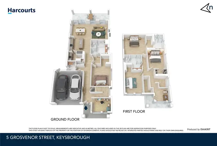Floorplan of Homely house listing, 5 Grosvenor Street, Keysborough VIC 3173
