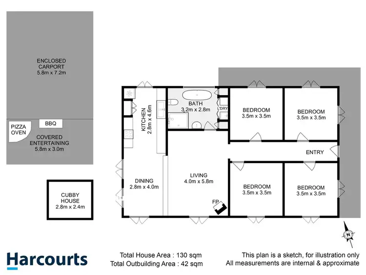 Floorplan of Homely house listing, 251 Silver Hill Road, Cygnet TAS 7112