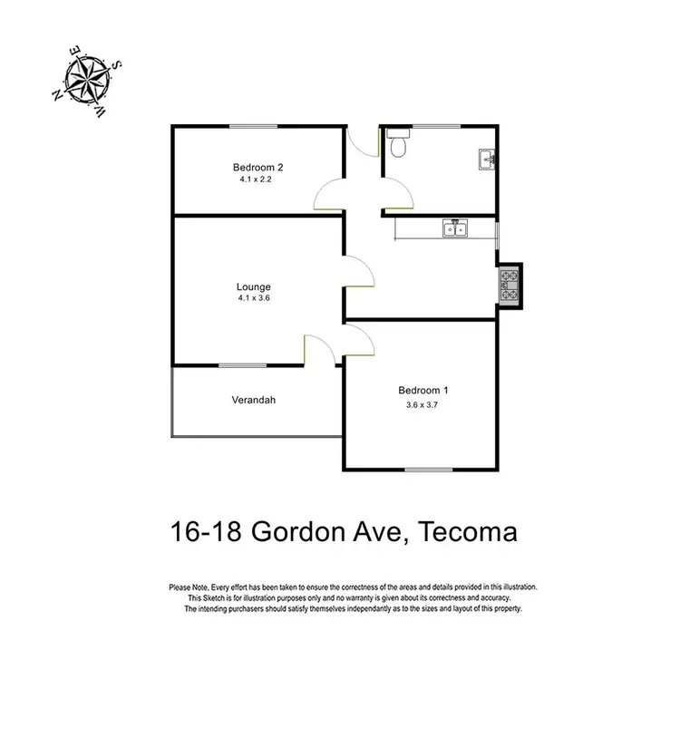 Floorplan of Homely house listing, 16 - 18 Gordon Avenue, Tecoma VIC 3160
