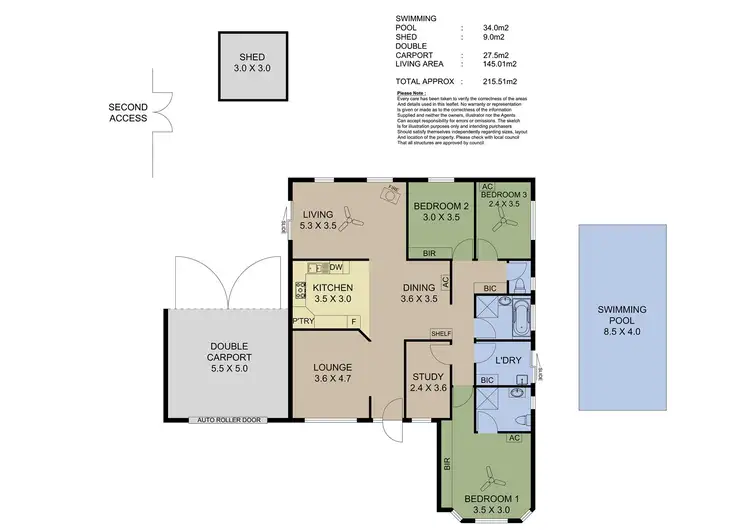 Floorplan of Homely house listing, 4 Smeaton Crescent, Littlehampton SA 5250