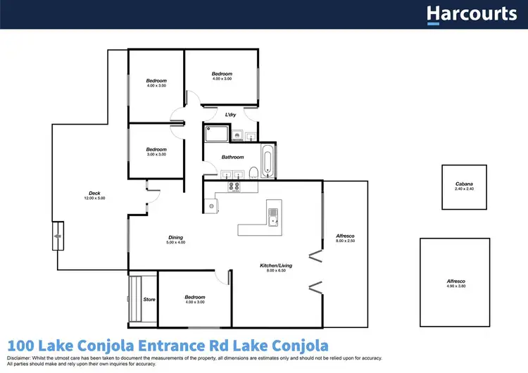 Floorplan of Homely house listing, 100 Lake Conjola Entrance Road, Lake Conjola NSW 2539