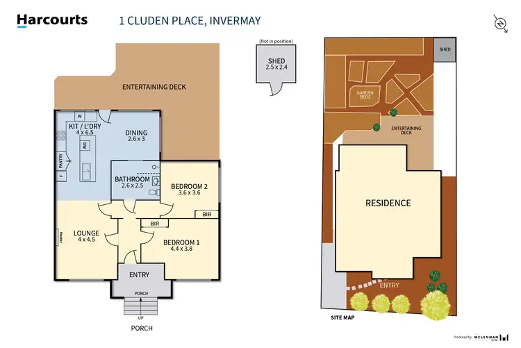 Floorplan of Homely house listing, 1 Cluden Place, Invermay TAS 7248