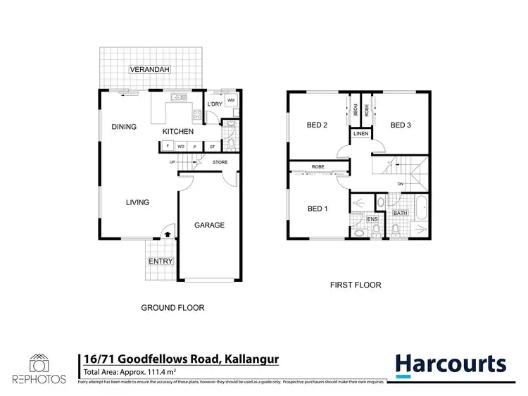 Floorplan of Homely townhouse listing, 16/71-77 Goodfellows Road, Kallangur QLD 4503