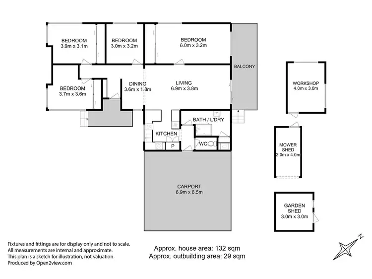 Floorplan of Homely house listing, 108 Lucaston Road, Lucaston TAS 7109