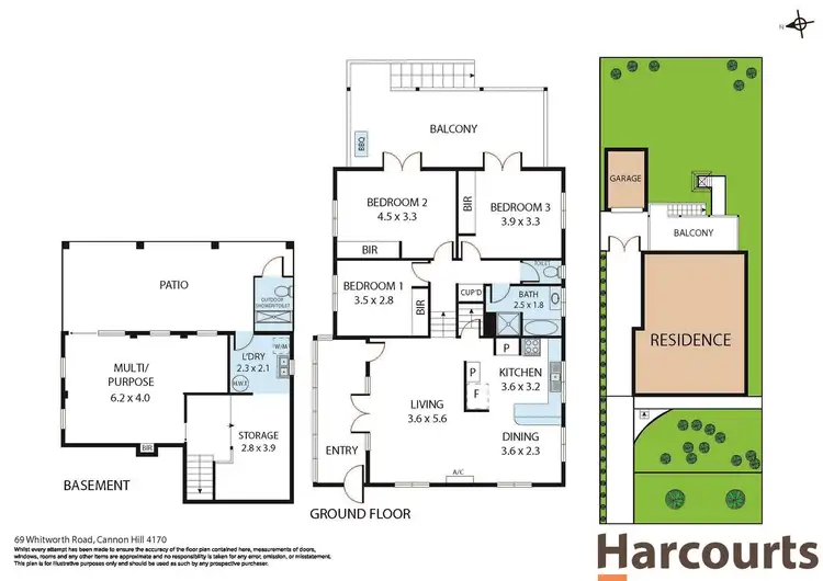 Floorplan of Homely house listing, 69 Whitworth Road, Cannon Hill QLD 4170