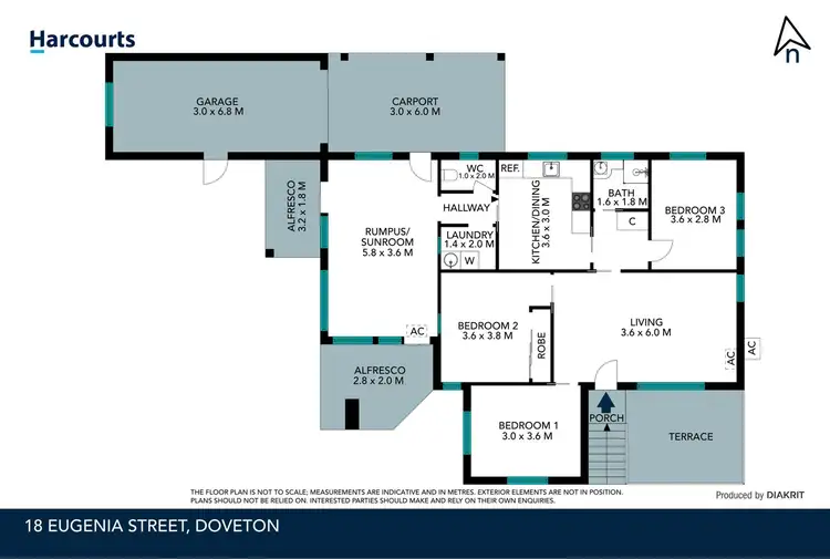 Floorplan of Homely house listing, 18 Eugenia Street, Doveton VIC 3177