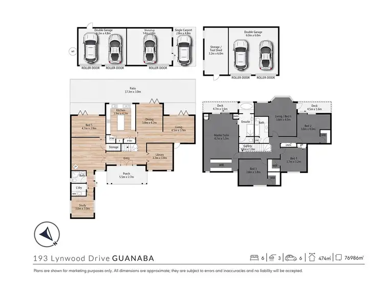 Floorplan of Homely house listing, 193 Lynwood Drive, Guanaba QLD 4210