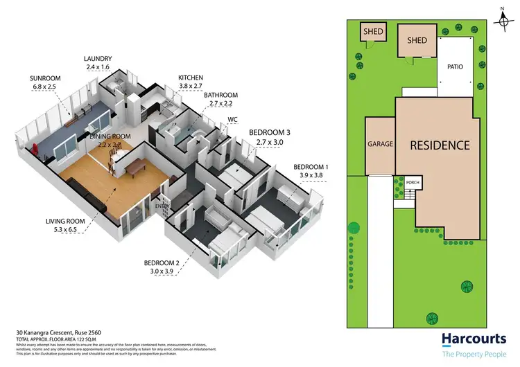 Floorplan of Homely house listing, 30 Kanangra Crescent, Ruse NSW 2560