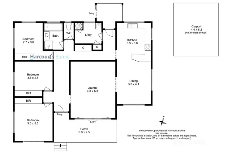 Floorplan of Homely house listing, 4 Pattison Court, Romaine TAS 7320