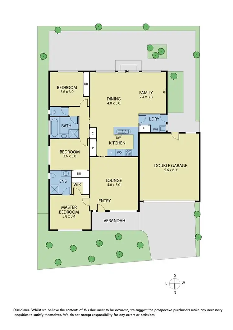 Floorplan of Homely unit listing, 1/4 Leo Close, Wantirna South VIC 3152