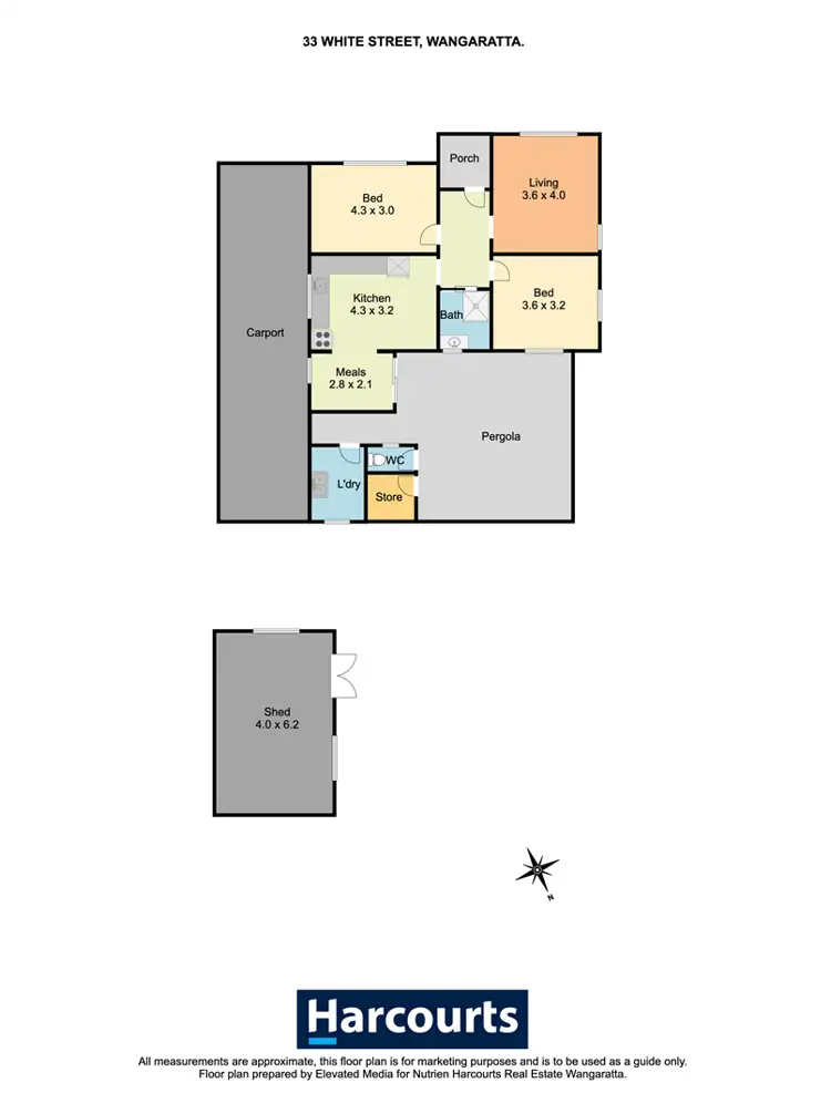 Floorplan of Homely house listing, 33 White Street, Wangaratta VIC 3677